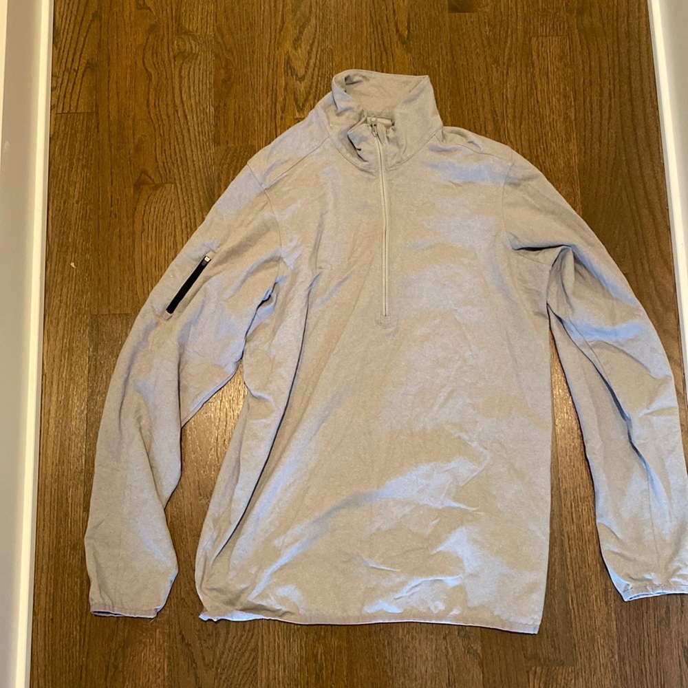 Mens Medium Reebok Crossfit Athletic Half Zip shirt
